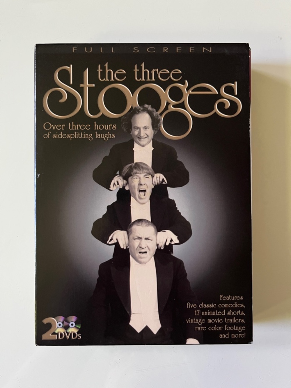 The Three Stooges DVD Collection - Black & Gold Packaging